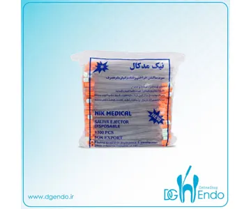 سرساکشن دندانپزشکی نیک مدیکال (100 عددی)